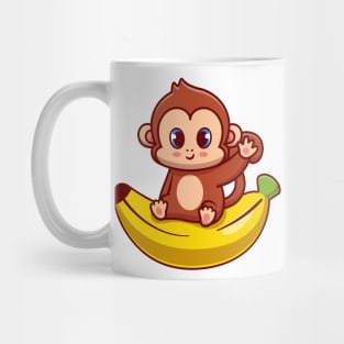 Cute Kawaii Monkey Mug